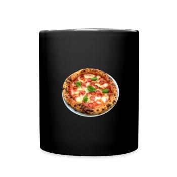 SALAMI PIZZA PIZZA. - Tasse einfarbig - Schwarz - Vorne