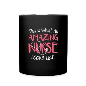 This Is What an Awesome Nurse Looks Like - Mug uni - noir - Devant