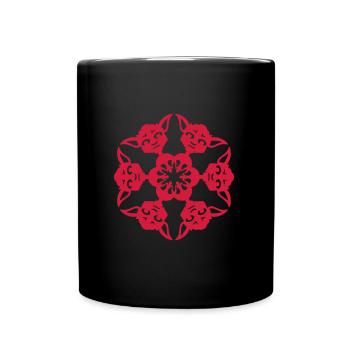 Yo Da Flocon de neige - Mug uni - noir - Devant