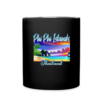 Phi Phi Island Thaïlande - Mug uni - noir - Devant