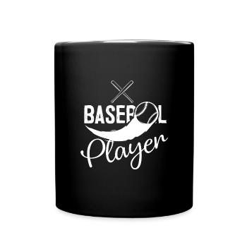 Baseball ist das beste Spiel, Baseball Champion - Tasse einfarbig - Schwarz - Vorne