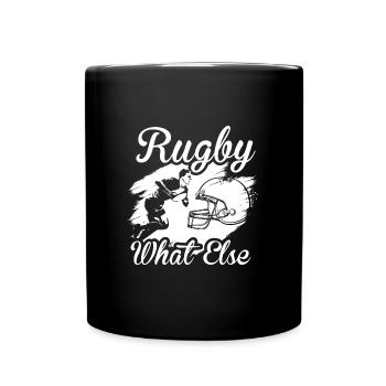 Rugby Rugby Players Team Sports Contact Sports - Full Colour Mug - black - Front