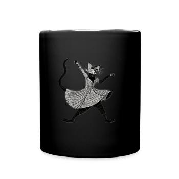 Tango Kater - Tasse einfarbig - Schwarz - Vorne