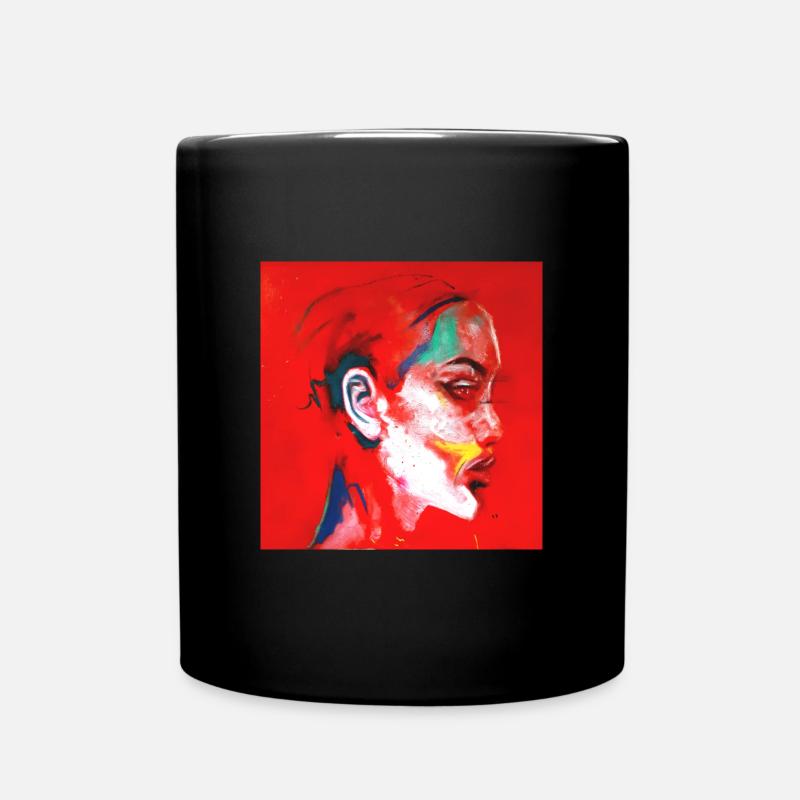 Fille Rouge / R. CHIBAC - Mug uni - noir