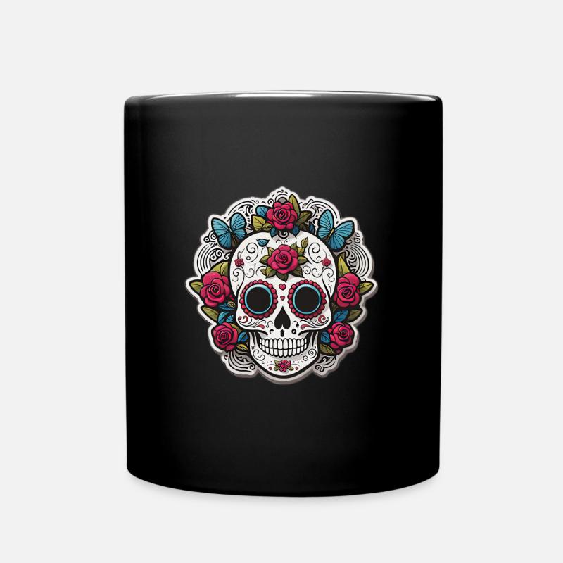 Crâne de sucre - Mug uni - noir