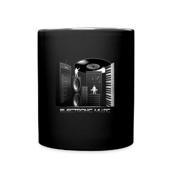 Electronic Music 3 - Geschenk - Tasse einfarbig - Schwarz - Vorne