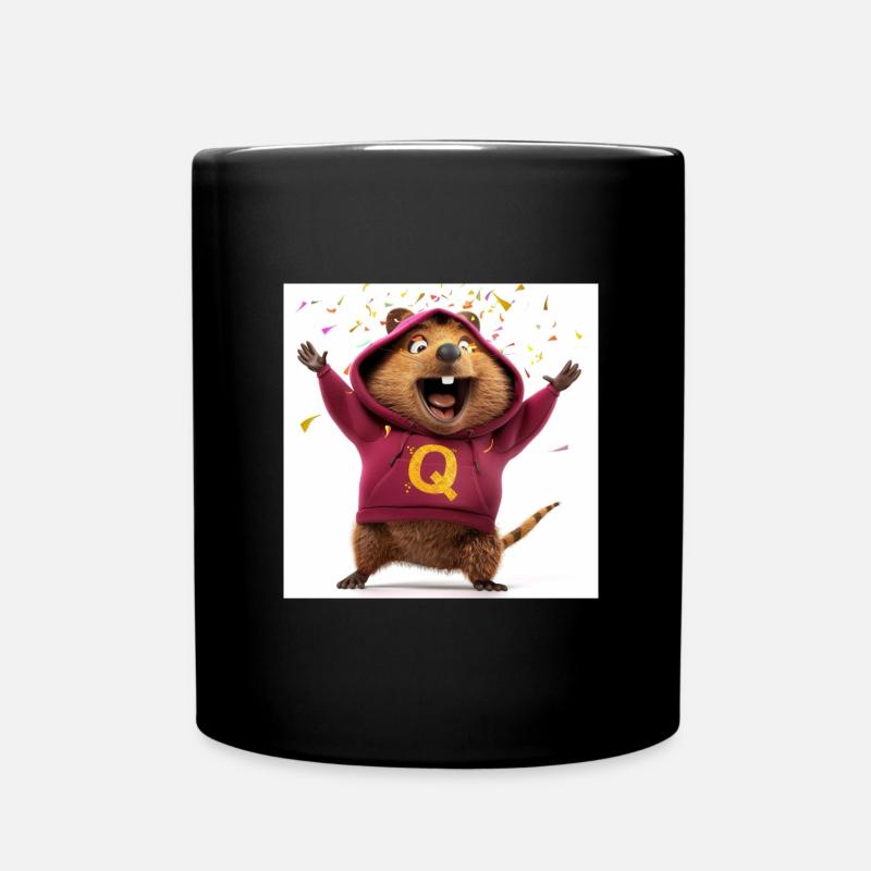 Quilson der Quilmeme - Tasse einfarbig - Schwarz