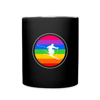 Freerider - Tasse einfarbig - Schwarz - Vorne