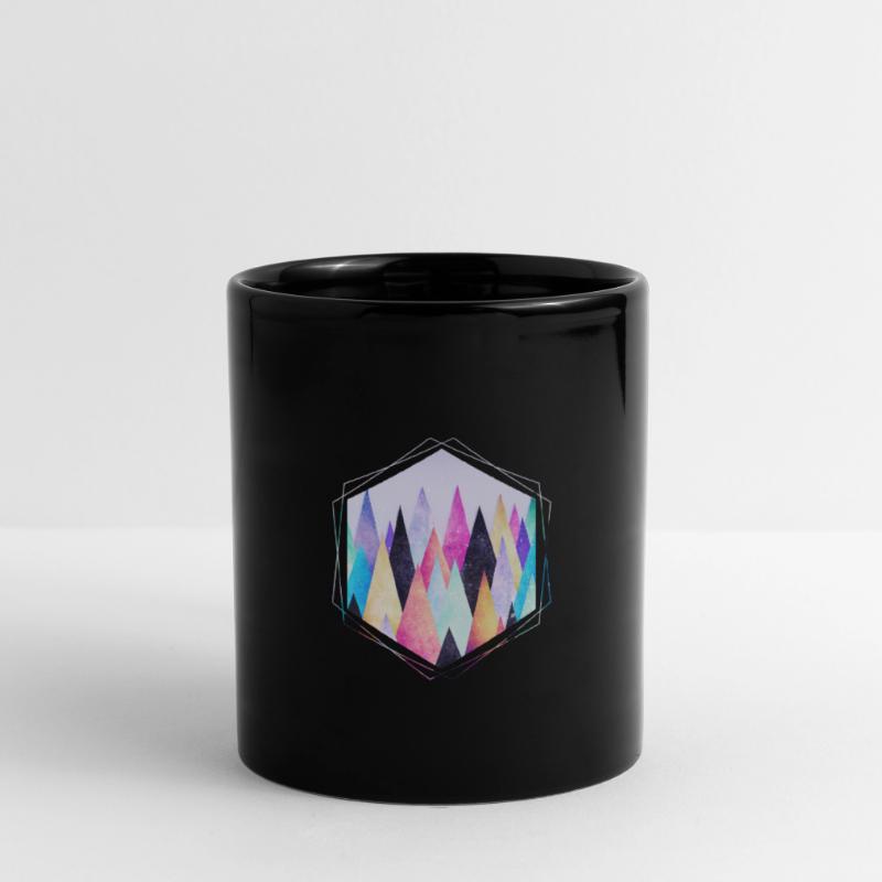Hipster triangles (geometry) Abstract Mountains Mug uni