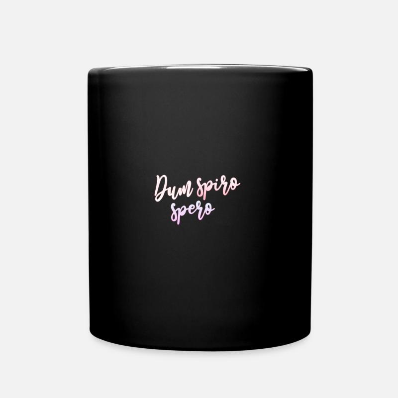 Citation latine - Mug uni - noir