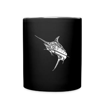 Élégant espadon prédateur de poisson osseux - Mug uni - noir - Devant