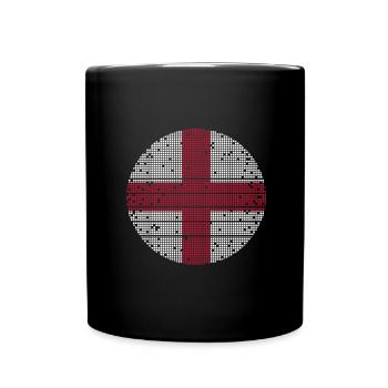 Drapeau d’Angleterre Vintage Drapeau Anglais Utilisé Look - Mug uni - noir - Devant
