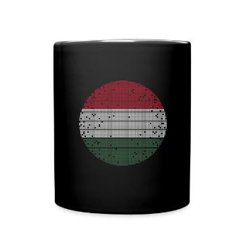Hungary Flag Hungarian Flag Balaton Hungary - Full Colour Mug - black - Front