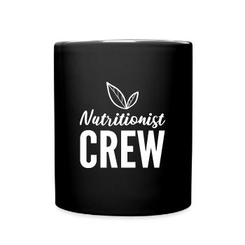 Nutritionist -Crew Dietician Gift - Full Colour Mug - black - Front