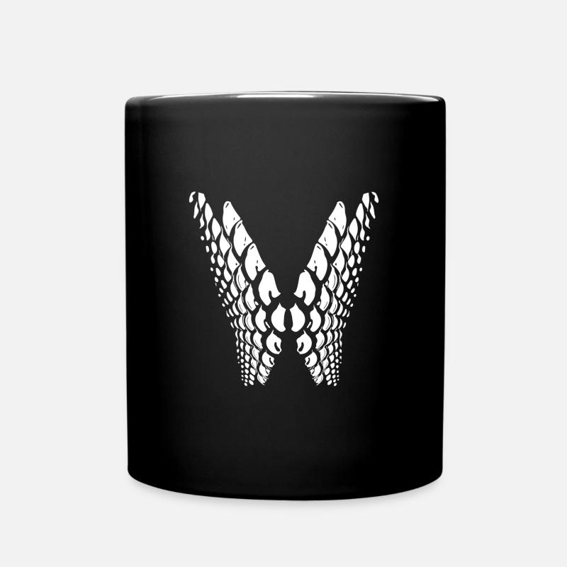 Points géométriques en forme d’aile - Mug uni - noir