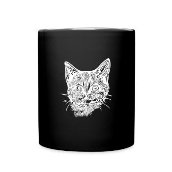 Chaton mignon et mignon - Mug uni - noir - Devant