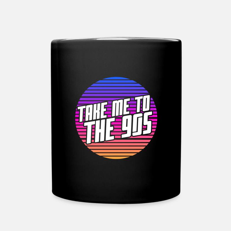 90s Kids - Tasse einfarbig - Schwarz