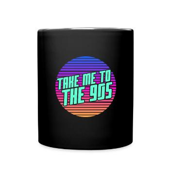 Enfant des années 90 - Mug uni - noir - Devant