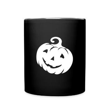 Visage de citrouille - costume effrayant d’Halloween - Mug uni - noir - Devant