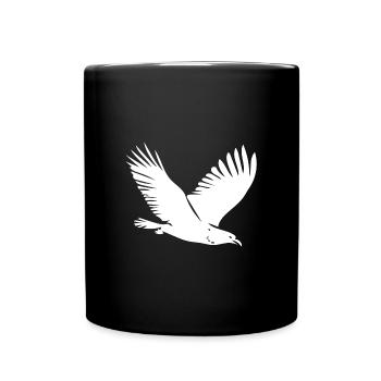 Oiseau en vol - Mug uni - noir - Devant