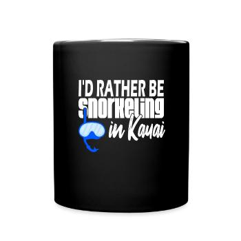 Kauai Plongée en apnée - Mug uni - noir - Devant