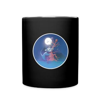Cat tree - Full Colour Mug - black - Front