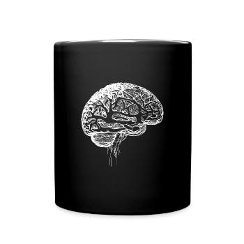 Medical Anatomical Brain Nerve Tissue - Full Colour Mug - black - Front