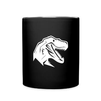 Conception de ventilateur Dinosaur T-Rex - Mug uni - noir - Devant