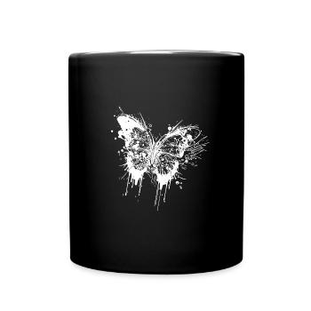 Tatouage Ink Splash Butterfly - Mug uni - noir - Devant