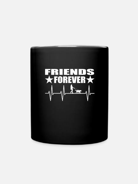 Hund - Tasse einfarbig - Schwarz