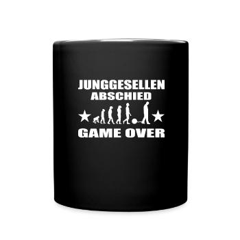 Junggesellenabschied - Tasse einfarbig - Schwarz - Vorne