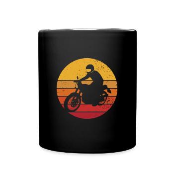 Motard Motard Motard Vintage - Mug uni - noir - Devant