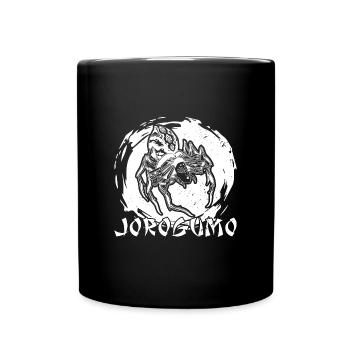 Japanische Kultur Jorogumo Spinne Frau Japan - Tasse einfarbig - Schwarz - Vorne