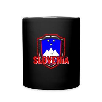 Slovenija Slowenien Balkan Flagge Ljubljana - Tasse einfarbig - Schwarz - Vorne