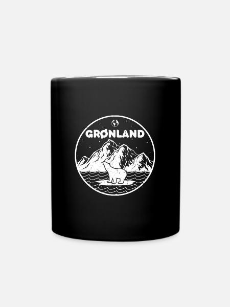 Grönländische Kunst Grönland Dänemark - Tasse einfarbig - Schwarz