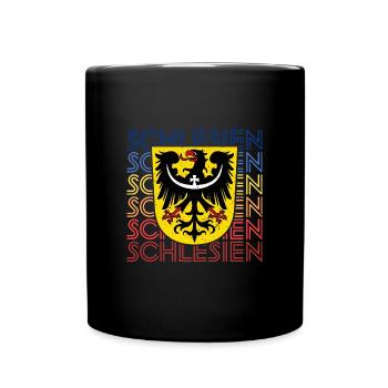 Schlesien Herkunft Provinz Deutschland Region - Tasse einfarbig - Schwarz - Vorne
