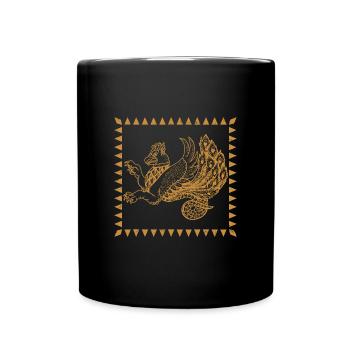 Faravahar Persien Simurgh Mythologie Philosoph - Tasse einfarbig - Schwarz - Vorne