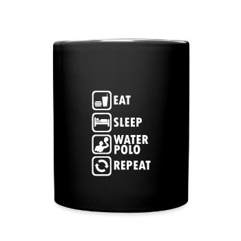 Water polo - Full Colour Mug - black - Front