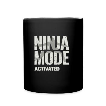 Ninja Warrior - Ninja Fashion Activated - Full Colour Mug - black - Front