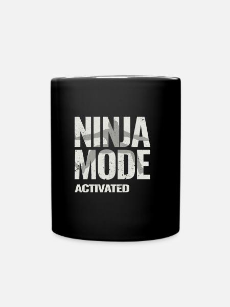 Ninja Warrior - Ninja Mode Activated - Tasse einfarbig - Schwarz