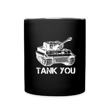 Tank Thank You Tank You - Full Colour Mug - black - Front