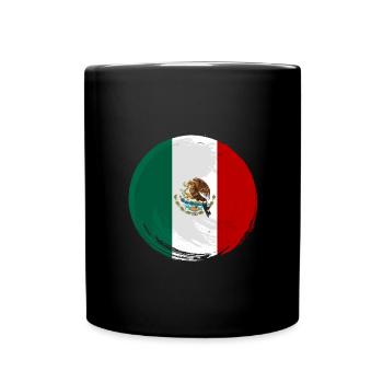 Mexique Drapeau Mexicain Drapeau Mexique Amérique du Sud - Mug uni - noir - Devant