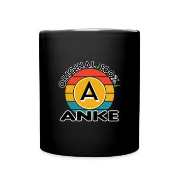 Anke - Tasse einfarbig - Schwarz - Vorne