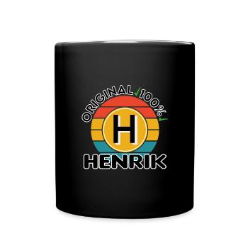 Henrik - Tasse einfarbig - Schwarz - Vorne