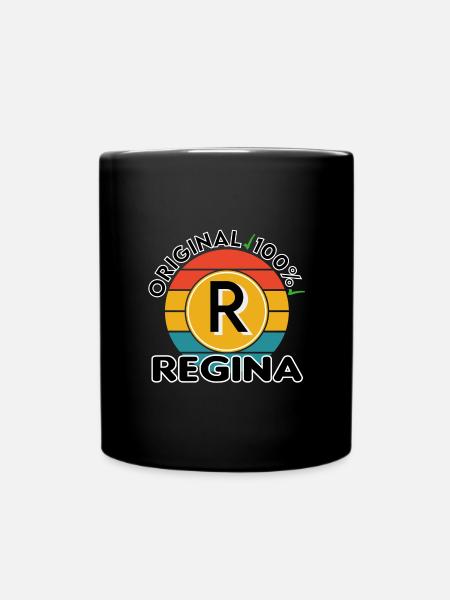 Regina - Tasse einfarbig - Schwarz