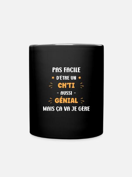 Chti génial - Mug uni - noir