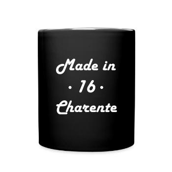 Made in Charente - Mug uni - noir - Devant