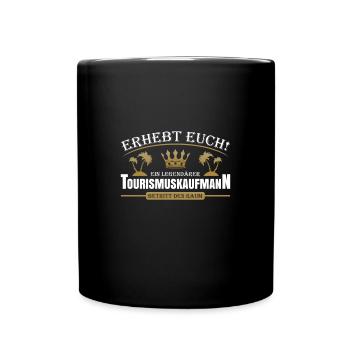 Tourismuskaufmann - Tasse einfarbig - Schwarz - Vorne
