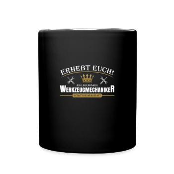 Justizwachtmeister - Tasse einfarbig - Schwarz - Vorne