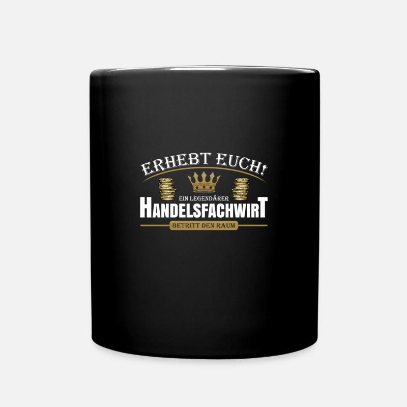 Handelsfachwirt - Tasse einfarbig - Schwarz